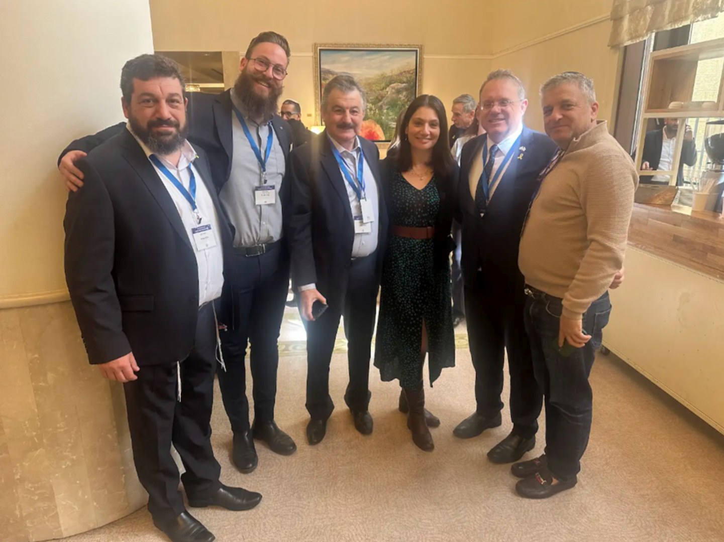 Members of World Israel Beytenu at the World Zionist Congress Assemblies