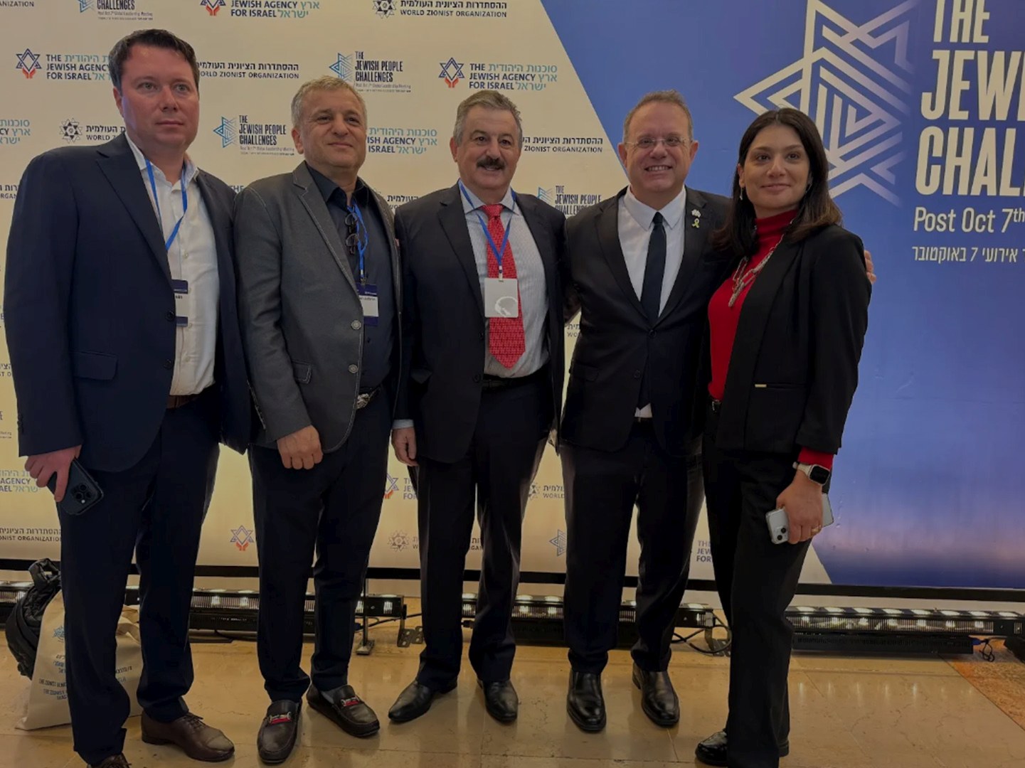 Members of World Israel Beytenu at the World Zionist Congress Assemblies